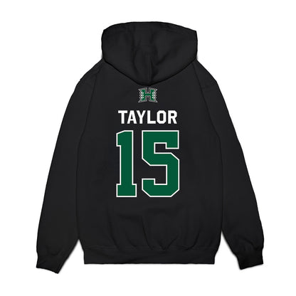 Hawaii - NCAA Men's Volleyball : Kai Taylor - 2026 National Champions Premium Hooded Sweatshirt-1