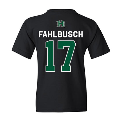Hawaii - NCAA Men's Volleyball : Thatcher Fahlbusch - 2026 National Champions Youth T-Shirt-1