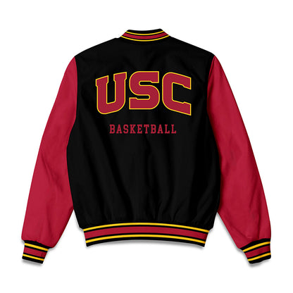 USC - NCAA Women's Basketball : Kara Dunn - Bomber Jacket-1