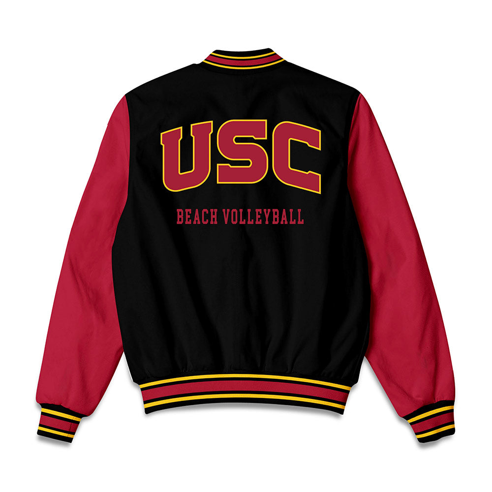 USC - NCAA Beach Volleyball : Ashley Pater - Bomber Jacket-1