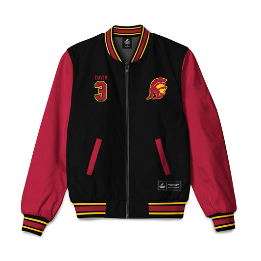 USC - NCAA Women's Basketball : Pania Davis - Bomber Jacket-0