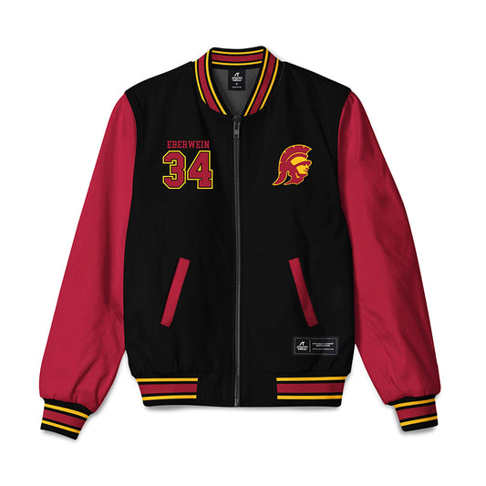 USC - NCAA Baseball : Nolan Eberwein - Bomber Jacket-0