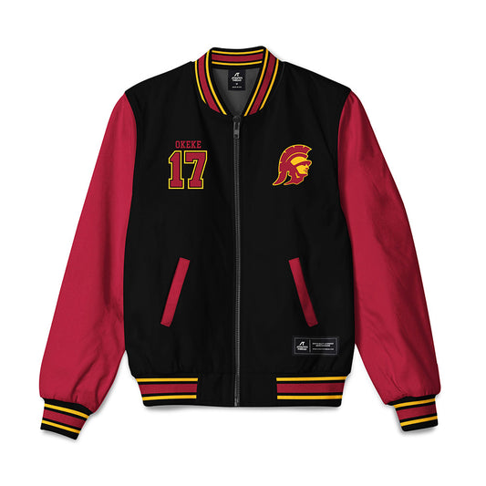USC - NCAA Women's Basketball : Sara Okeke - Bomber Jacket-0