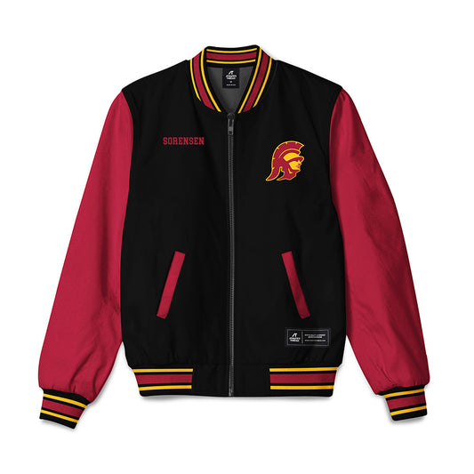 USC - NCAA Women's Rowing : Chloe Sorensen - Bomber Jacket-0