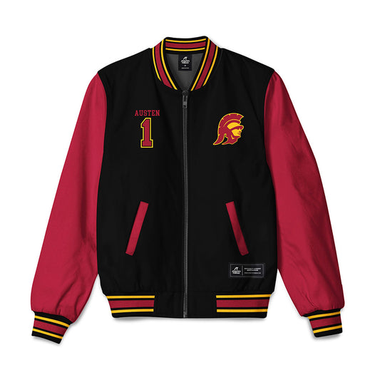 USC - NCAA Women's Soccer : Annabel Austen - Bomber Jacket-0