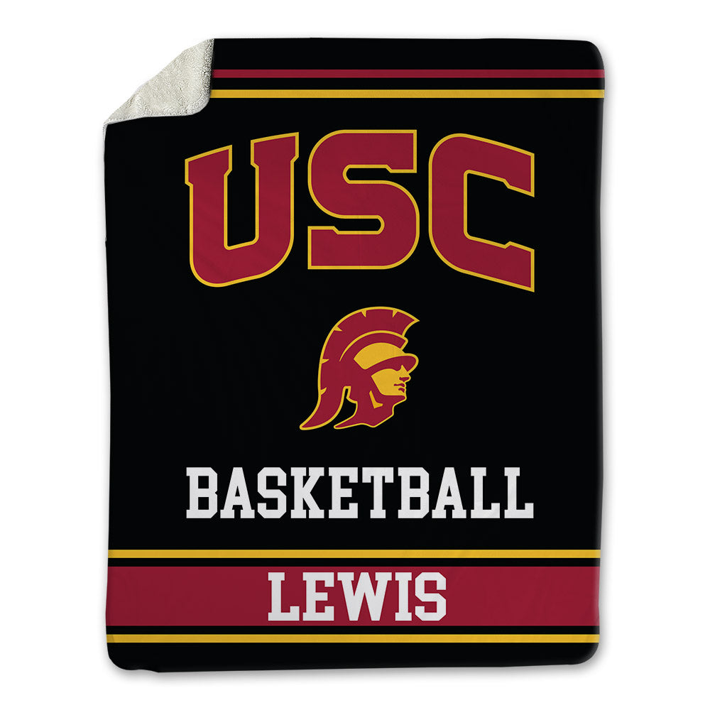 USC - NCAA Men's Basketball : KJ Lewis - Blanket-0