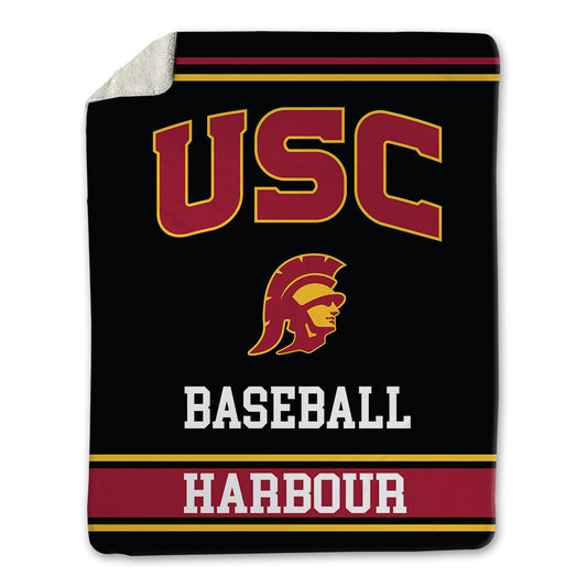 USC - NCAA Baseball : Andrew Harbour - Blanket-0