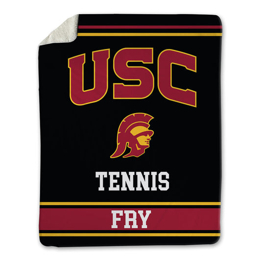 USC - NCAA Women's Tennis : Parker Fry - Blanket-0