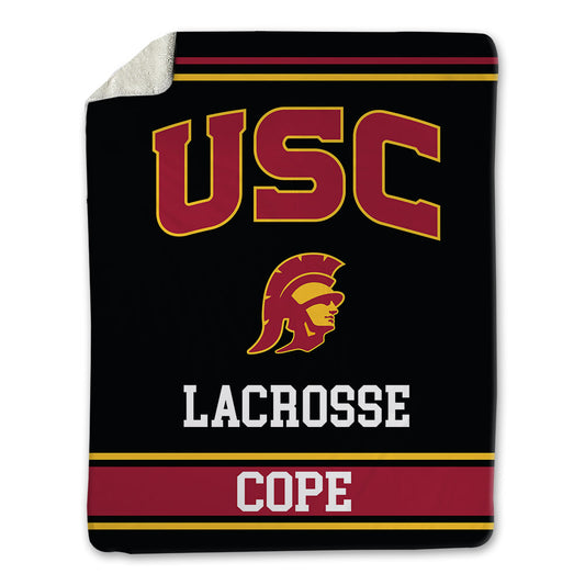 USC - NCAA Women's Lacrosse : Lillie bea Cope - Blanket-0