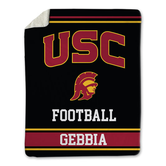 USC - NCAA Football : Dylan Gebbia - Blanket-0