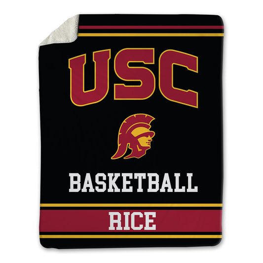 USC - NCAA Men's Basketball : Rodney Rice - Blanket-0