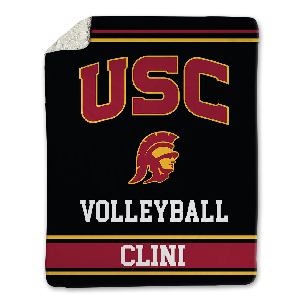 USC - NCAA Men's Volleyball : Emanuele Clini - Blanket-0