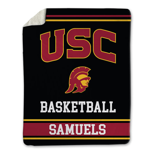 USC - NCAA Women's Basketball : Malia Samuels - Blanket-0