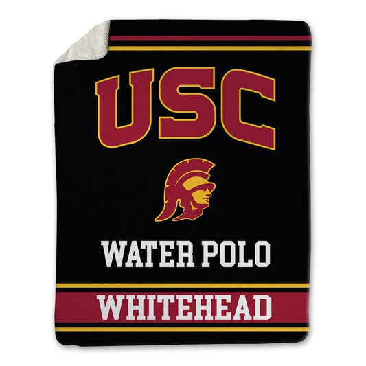 USC - NCAA Men's Water Polo : Taj Whitehead - Blanket-0