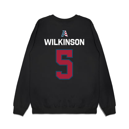 Arkansas - NCAA Men's Basketball : Jeremiah Wilkinson - Patriotic Collection Premium Crewneck Sweatshirt-1