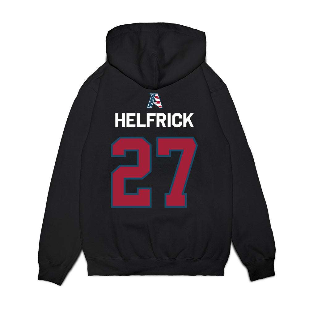Arkansas - NCAA Baseball : Ryder Helfrick - Patriotic Collection Premium Hooded Sweatshirt-1