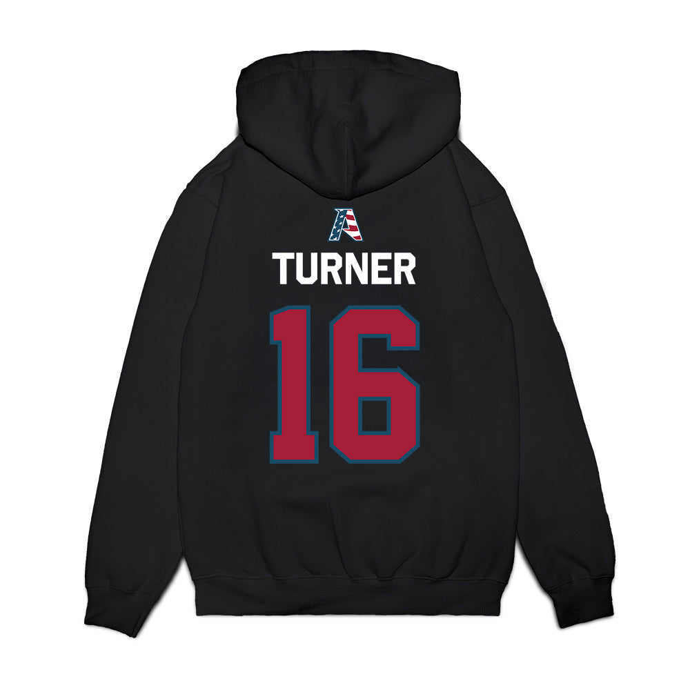 Arkansas - NCAA Baseball : Christian Turner - Patriotic Collection Premium Hooded Sweatshirt-1