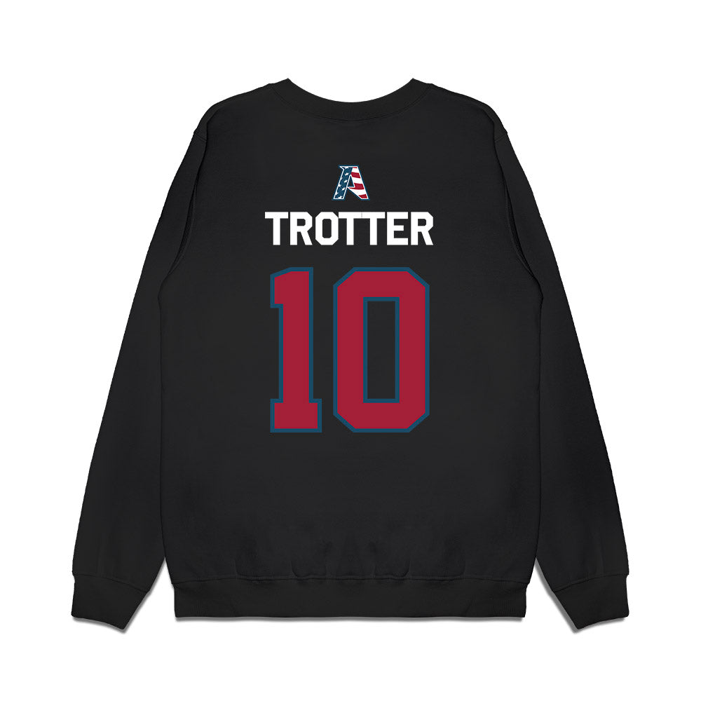 Arkansas - NCAA Football : Cade Trotter - Patriotic Collection Premium Crewneck Sweatshirt-1