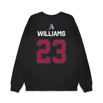 Arkansas - NCAA Football : Ian Williams - Patriotic Collection Premium Crewneck Sweatshirt-1