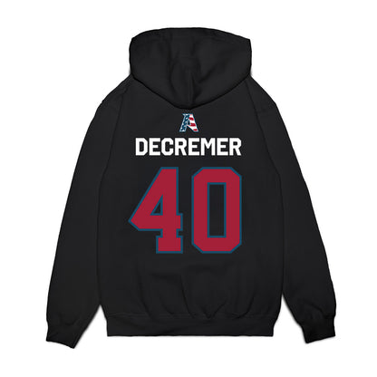 Arkansas - NCAA Baseball : James DeCremer - Patriotic Collection Premium Hooded Sweatshirt-1