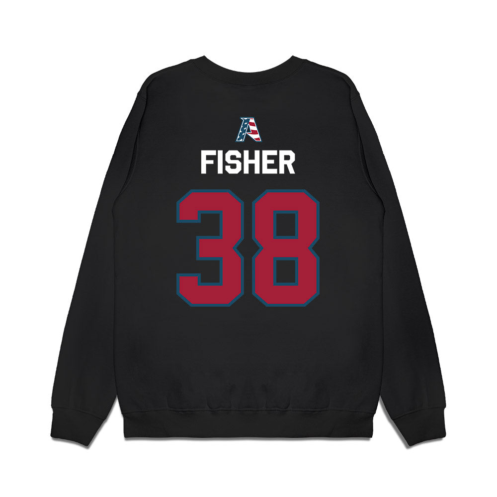 Arkansas - NCAA Baseball : Colin Fisher - Patriotic Collection Premium Crewneck Sweatshirt-1