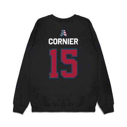 Arkansas - NCAA Women's Volleyball : Gaby Cornier - Patriotic Collection Premium Crewneck Sweatshirt-1
