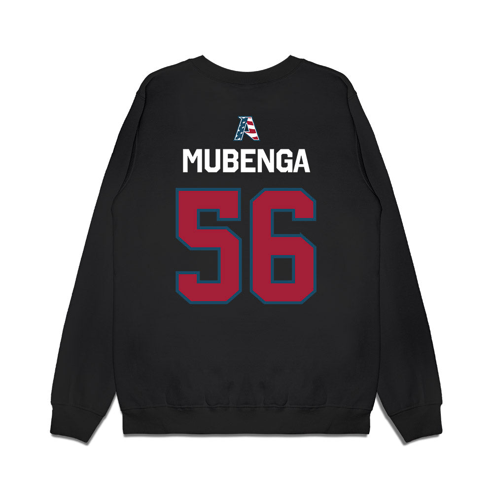 Arkansas - NCAA Football : Ben Mubenga - Patriotic Collection Premium Crewneck Sweatshirt-1