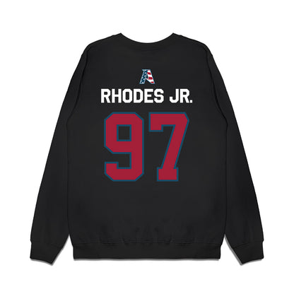 Arkansas - NCAA Football : Quincy Rhodes Jr. - Patriotic Collection Premium Crewneck Sweatshirt-1
