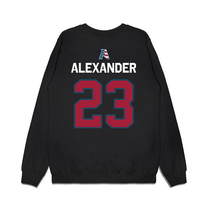 Arkansas - NCAA Women's Volleyball : Aleki Alexander - Patriotic Collection Premium Crewneck Sweatshirt-1
