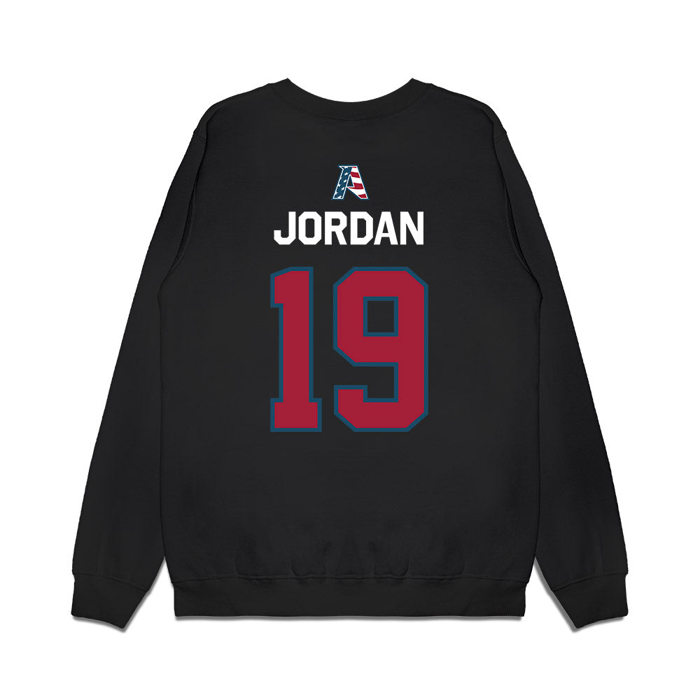 Arkansas - NCAA Football : Antonio Jordan - Patriotic Collection Premium Crewneck Sweatshirt-1