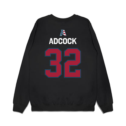 Arkansas - NCAA Football : Matt Adcock - Patriotic Collection Premium Crewneck Sweatshirt-1