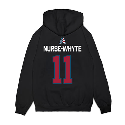 Arkansas - NCAA Women's Soccer : Aniyah Nurse-Whyte - Patriotic Collection Premium Hooded Sweatshirt-1