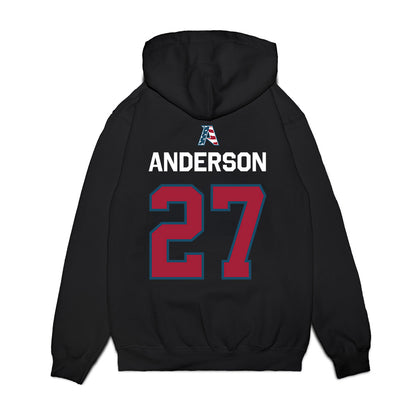 Arkansas - NCAA Women's Soccer : Dejionee Anderson - Patriotic Collection Premium Hooded Sweatshirt-1