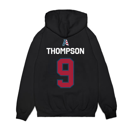 Arkansas - NCAA Men's Basketball : Davion Thompson - Patriotic Collection Premium Hooded Sweatshirt-1