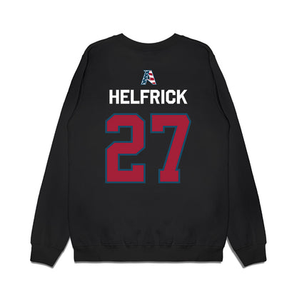 Arkansas - NCAA Baseball : Ryder Helfrick - Patriotic Collection Premium Crewneck Sweatshirt-1