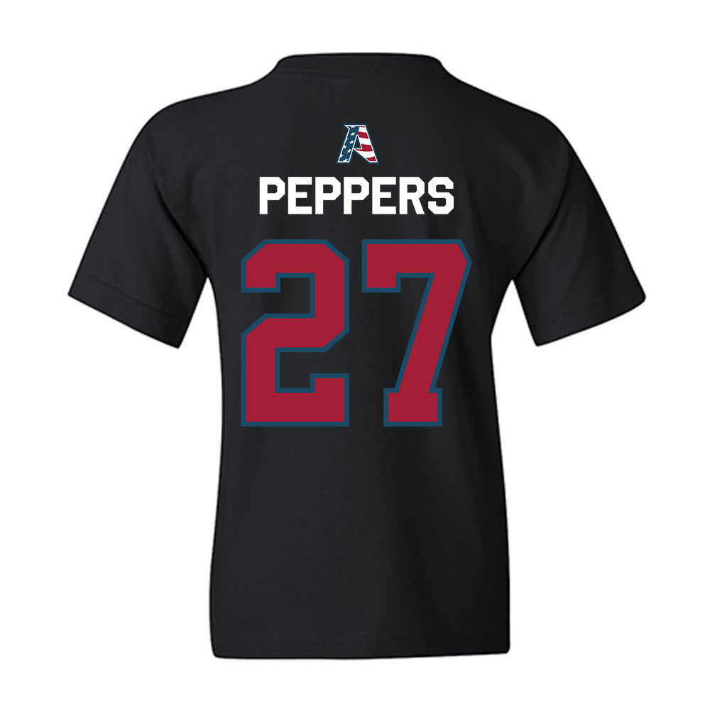 Arkansas - NCAA Women's Volleyball : Journey Peppers - Patriotic Collection Youth T-Shirt-1