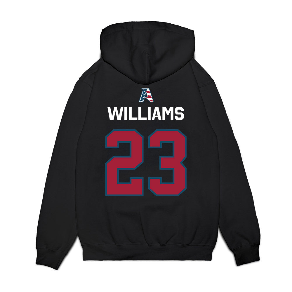 Arkansas - NCAA Football : Ian Williams - Patriotic Collection Premium Hooded Sweatshirt-1