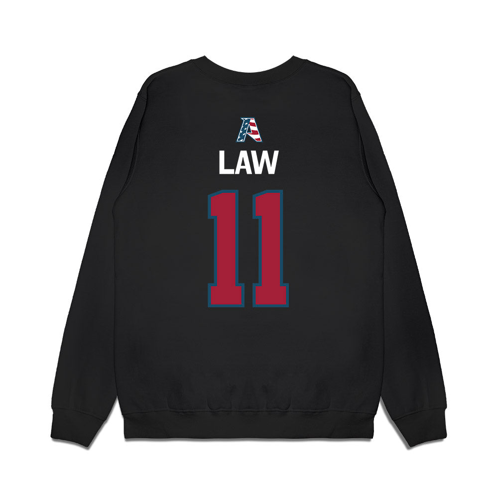Arkansas - NCAA Women's Volleyball : Elsie Law - Patriotic Collection Premium Crewneck Sweatshirt-1