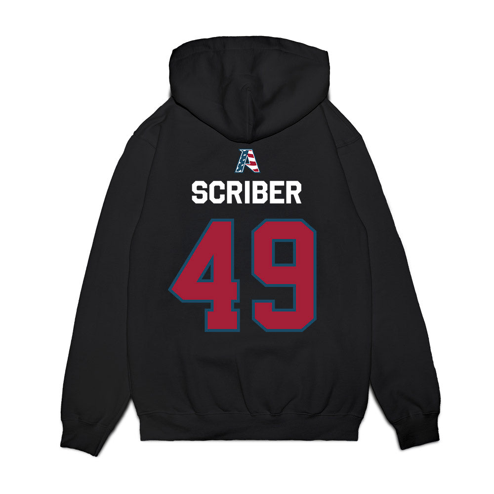 Arkansas - NCAA Football : Braxton Scriber - Patriotic Collection Premium Hooded Sweatshirt-1