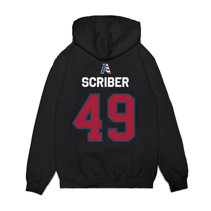Arkansas - NCAA Football : Braxton Scriber - Patriotic Collection Premium Hooded Sweatshirt-1