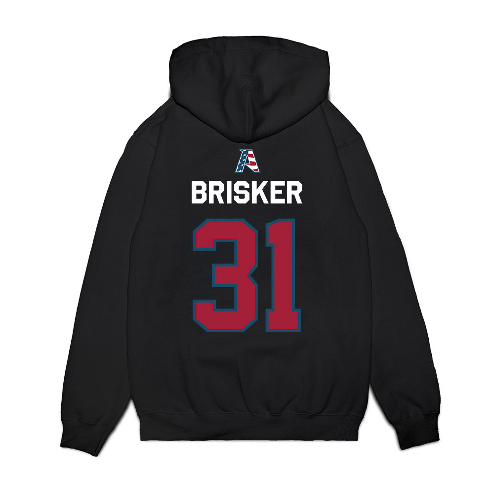 Arkansas - NCAA Football : Blake Brisker - Patriotic Collection Premium Hooded Sweatshirt-1
