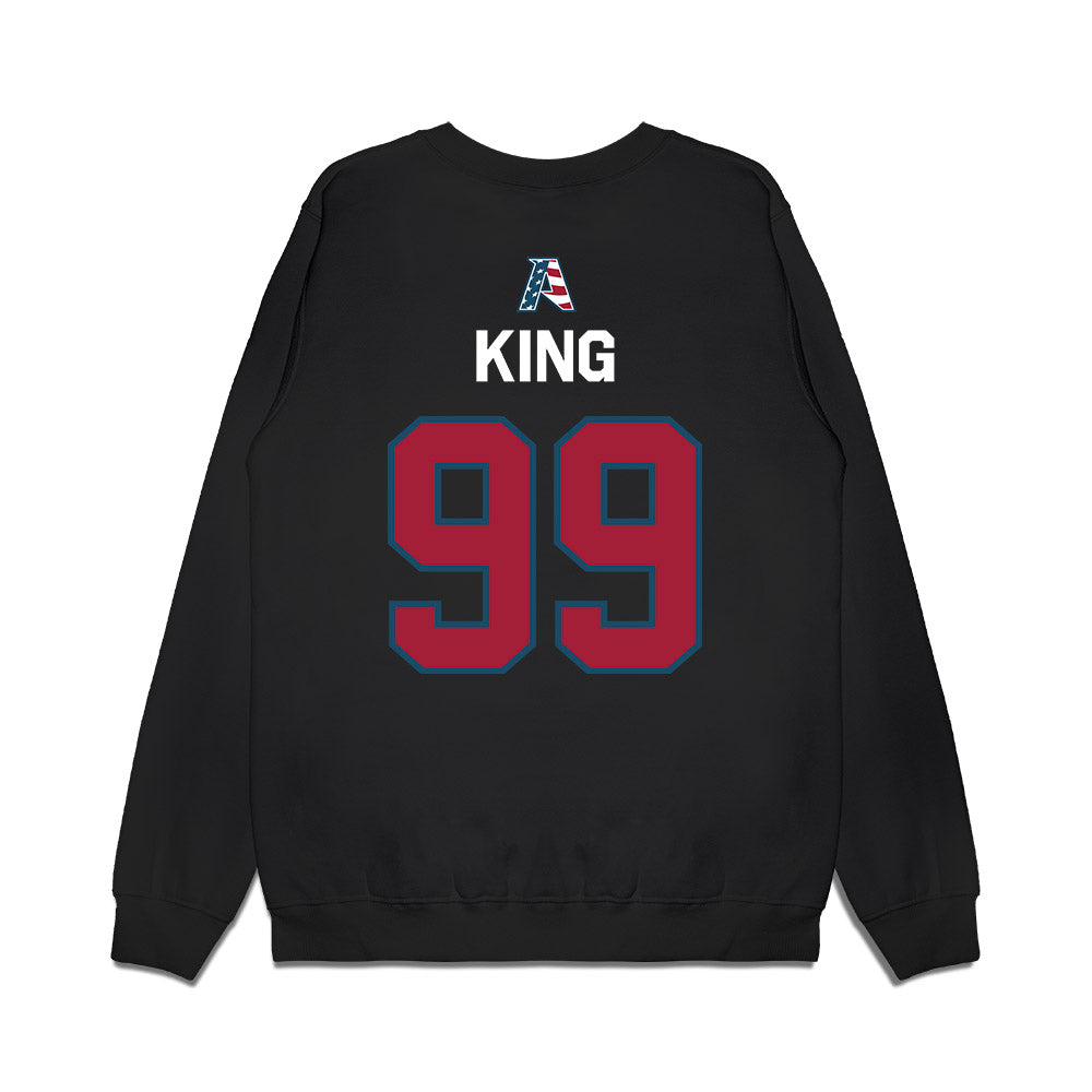 Arkansas - NCAA Softball : Lexi King - Patriotic Collection Premium Crewneck Sweatshirt-1