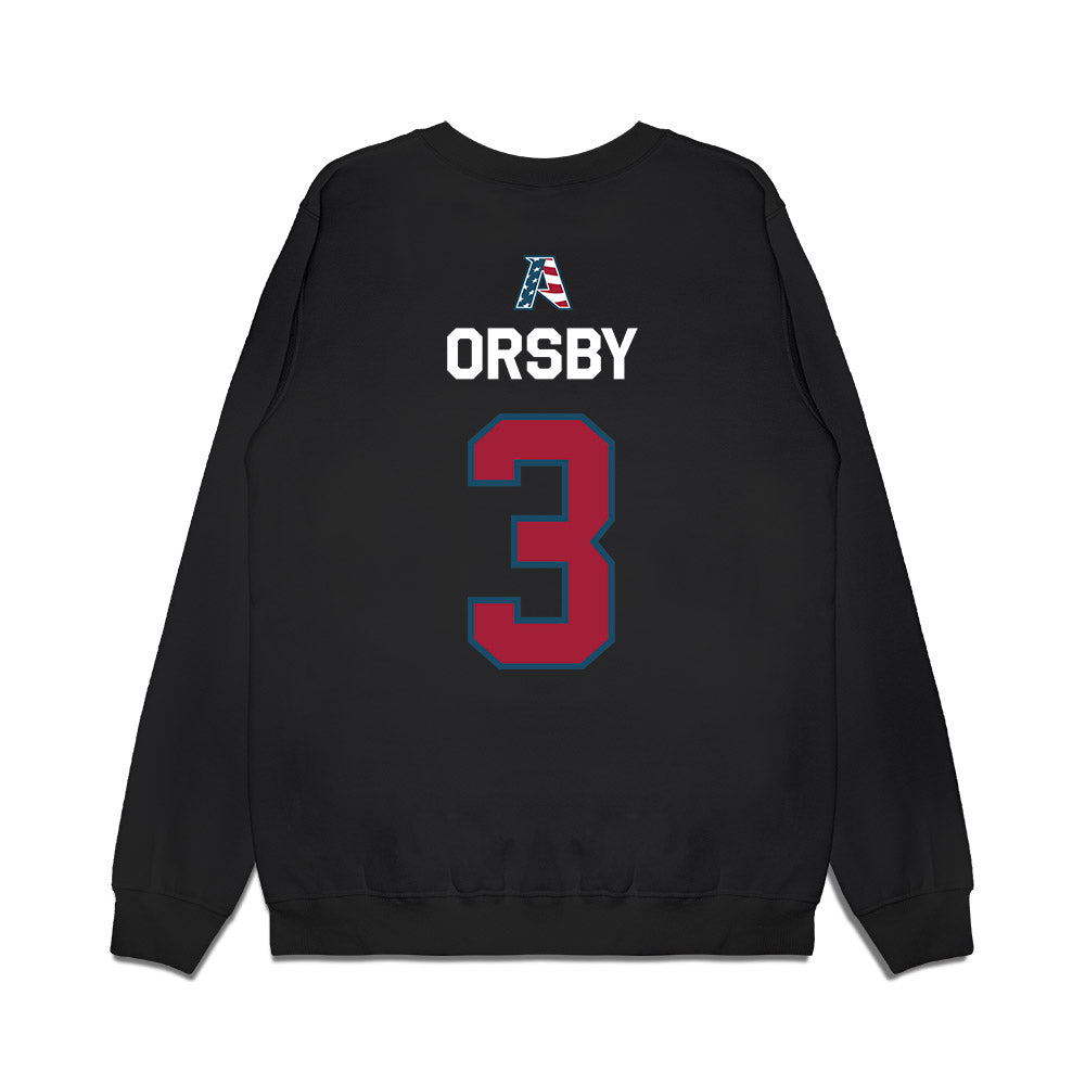 Arkansas - NCAA Women's Basketball : Allannah Orsby - Patriotic Collection Premium Crewneck Sweatshirt-1