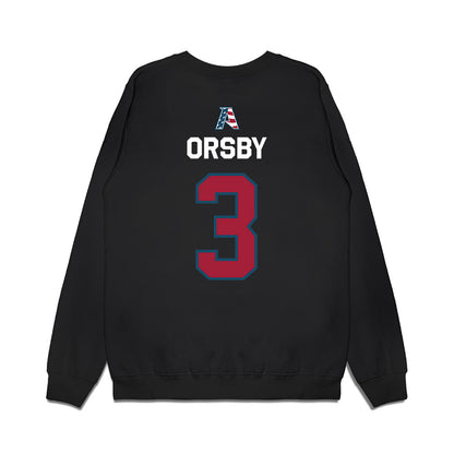 Arkansas - NCAA Women's Basketball : Allannah Orsby - Patriotic Collection Premium Crewneck Sweatshirt-1