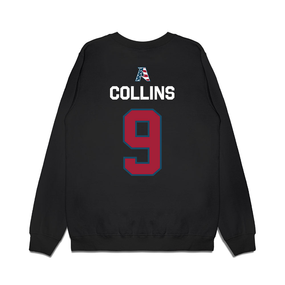 Arkansas - NCAA Football : Charleston Collins - Patriotic Collection Premium Crewneck Sweatshirt-1