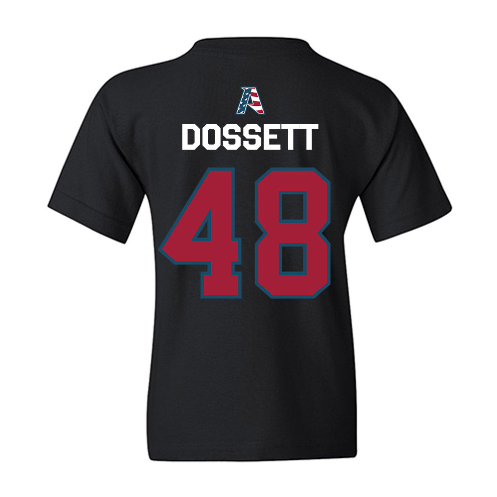 Arkansas - NCAA Baseball : Cooper Dossett - Patriotic Collection Youth T-Shirt-1