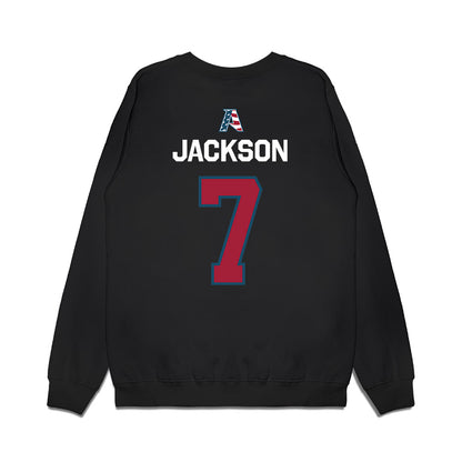 Arkansas - NCAA Football : KJ Jackson - Patriotic Collection Premium Crewneck Sweatshirt-1