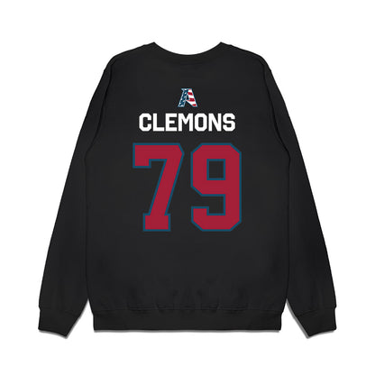 Arkansas - NCAA Football : Josiah Clemons - Patriotic Collection Premium Crewneck Sweatshirt-1
