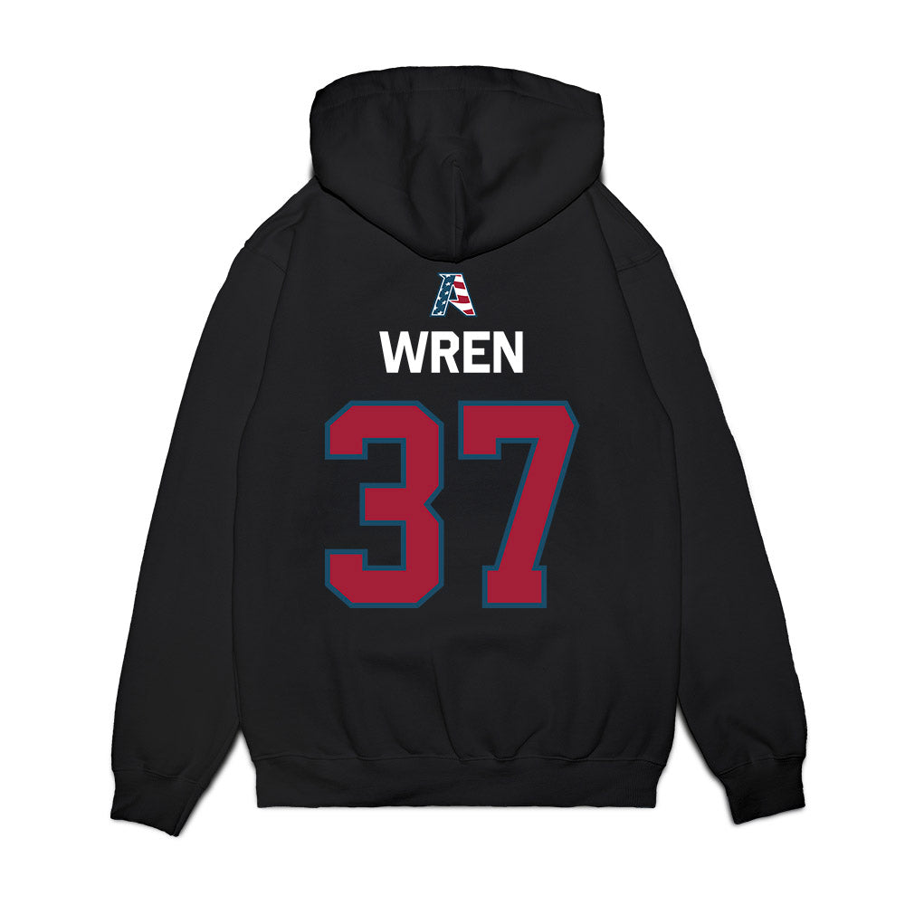 Arkansas - NCAA Baseball : Grant Wren - Patriotic Collection Premium Hooded Sweatshirt-1