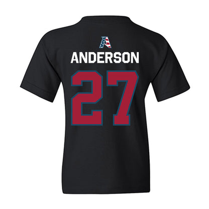 Arkansas - NCAA Women's Soccer : Dejionee Anderson - Patriotic Collection Youth T-Shirt-1